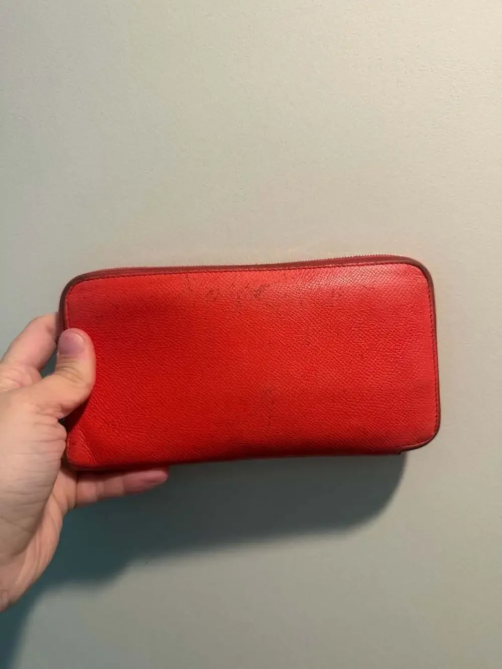 Hermès Azap Silk'In Classique Long Zip-Around Wallet